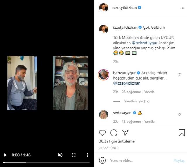 Behzat Uygur, İzzet Yıldızhan'dan borç istediği uyarlama videosuyla kırdı geçirdi