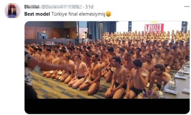 Best Model Türkiye seçimlerinde yarışmacıların yere oturduğu görüntüler sosyal medyada alay konusu oldu