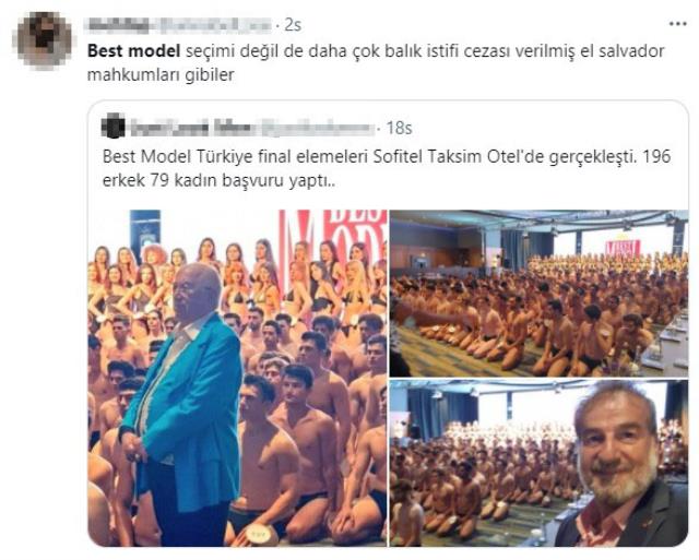 Best Model Türkiye seçimlerinde yarışmacıların yere oturduğu görüntüler sosyal medyada alay konusu oldu