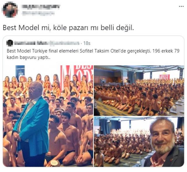 Best Model Türkiye seçimlerinde yarışmacıların yere oturduğu görüntüler sosyal medyada alay konusu oldu