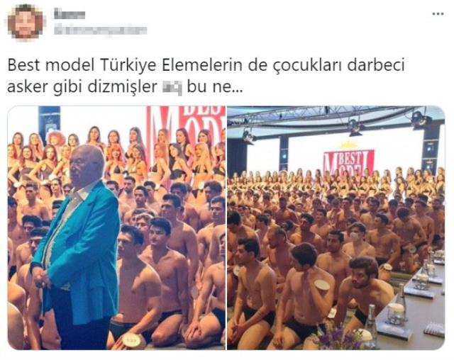 Best Model Türkiye seçimlerinde yarışmacıların yere oturduğu görüntüler sosyal medyada alay konusu oldu