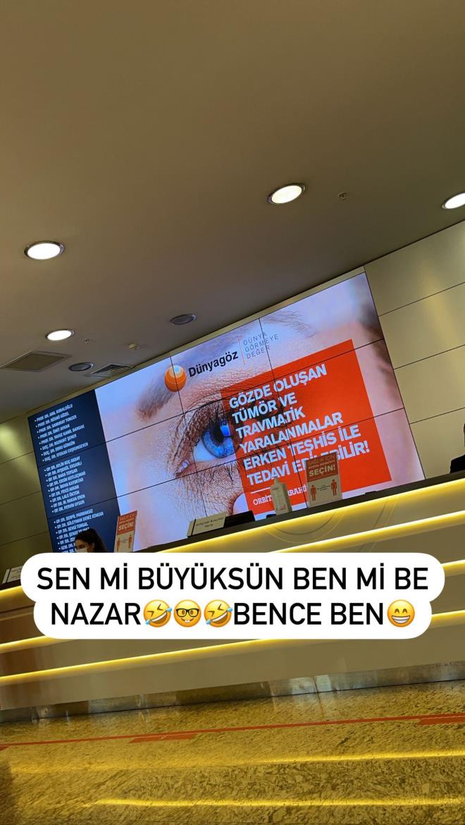 Özge Ulusoy'a nazar değdi! Gözündeki değişikliği görür görmez hastaneye koştu