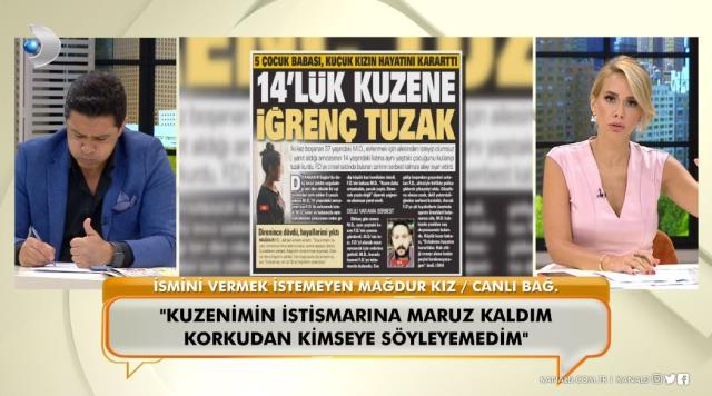 Kendisinden yaşça büyük kuzeninin cinsel istismarına maruz kalan 14 yaşındaki kız çocuğu yaşadığı korku dolu anlattı