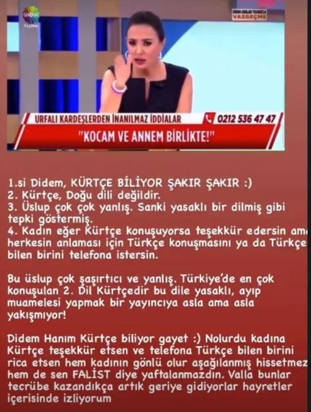 Kürtçe çıkışı olay oldu! Herkes Didem Arslan Yılmaz'ın aslen nereli olduğunu araştırıyor