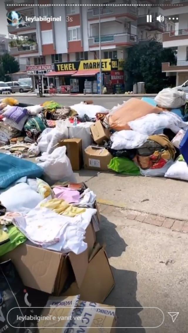 Oyuncu Leyla Bilginel, afet bölgesine kullanılmış iç çamaşırı ve jartiyer gönderilmesine isyan etti