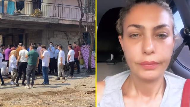 Oyuncu Leyla Bilginel, yardım almak için AK Parti Gençlik Kolları'yla konuşan afetzedelere tepki gösterdi