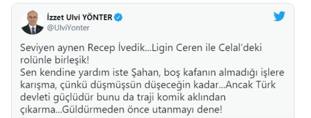 Şahan Gökbakar'dan MHP'li Yönter'in 'Seviyen aynen Recep İvedik' sözlerine videolu yanıt: Kimin seviyesi öyle acaba?