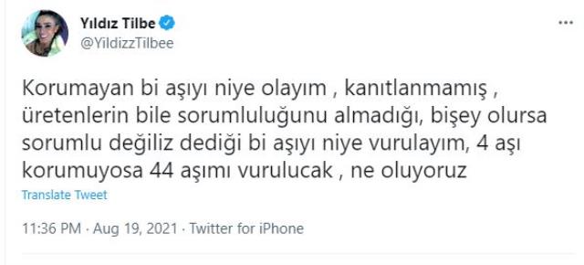 Şarkıcı Yıldız Tilbe aşı konusunda görüş beyan etti! Takipçilerinden tepki yağdı