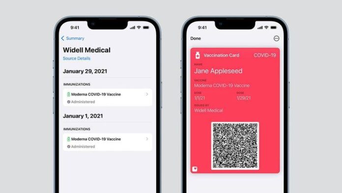 iOS 15.1 ile aşı kartı, Apple Cüzdan’a eklenebilecek