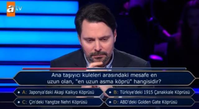 Milyoner'de yarışmacının verdiği yanıt Kenan İmirzalıoğlu'nu da şaşırttı: Gündemi takip etmediniz sanırım
