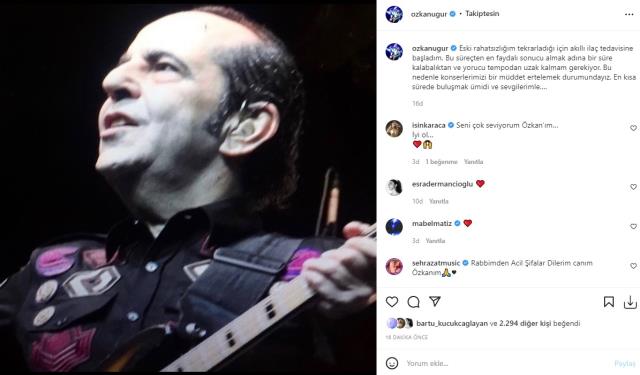 MFÖ Grubu'nun solisti Özkan Uğur, 3. kez kansere yakalandı