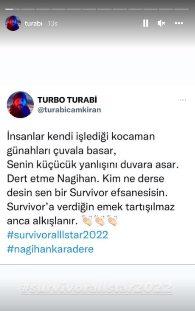 Nagihan ve Nisa tartışmasına sessiz kalamayan Eski Survivor şampiyonu Turabi, ikilinin hayranları uyardı