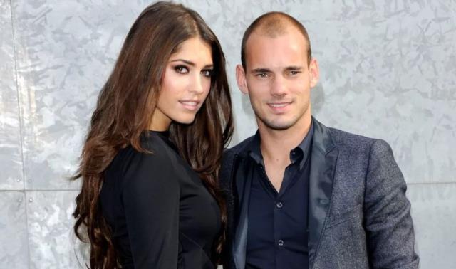 Ünlü futbolcu Sneijder'in eski eşi, hemcinsiyle ilişki yaşadığını itiraf etti