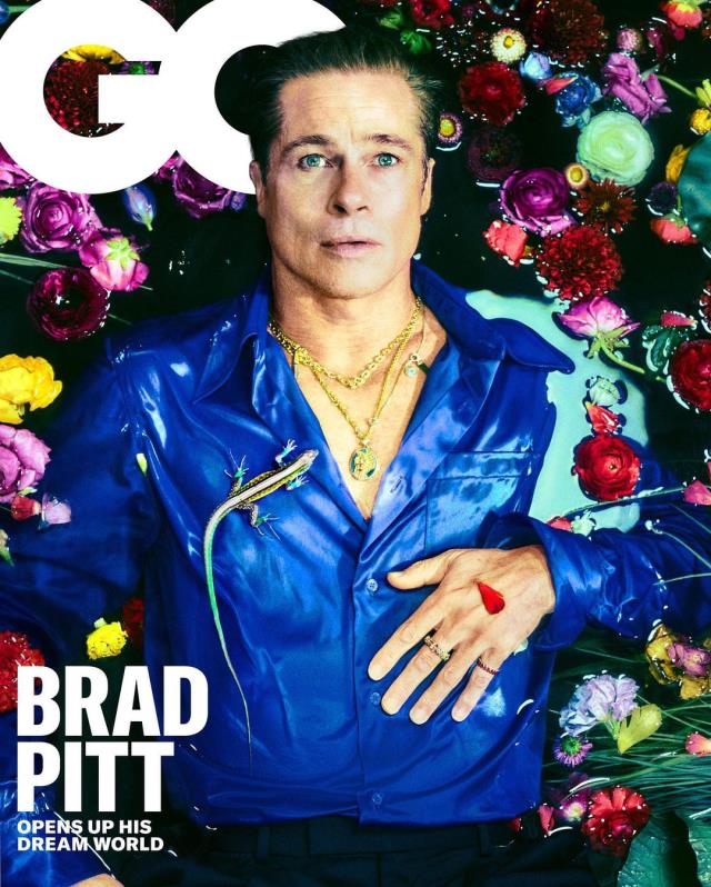 Dünyaca ünlü derginin kapak yüzü olan Brad Pitt'in son hali Hülya Avşar'a benzetildi