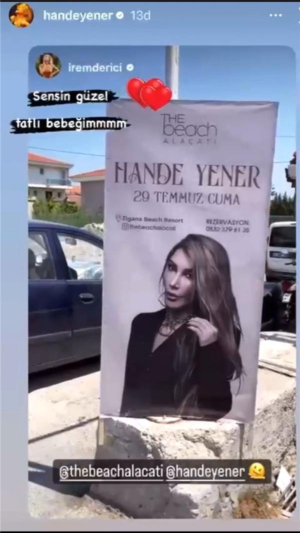 İrem Derici'den meslektaşı Hande Yener'e övgü: Onu görünce elim ayağım birbirine dolanıyor