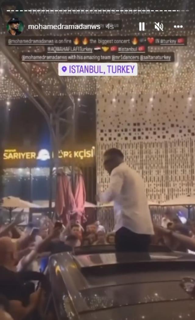 Tatil için Türkiye'ye gelen şarkıcı Mohamed Ramadan, bir gecelik eğlence için 87 bin TL hesap ödedi