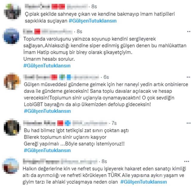 İmam hatip çıkışıyla Twitter'ın gündemine oturan Gülşen'e tepki yağıyor: Tutuklansın