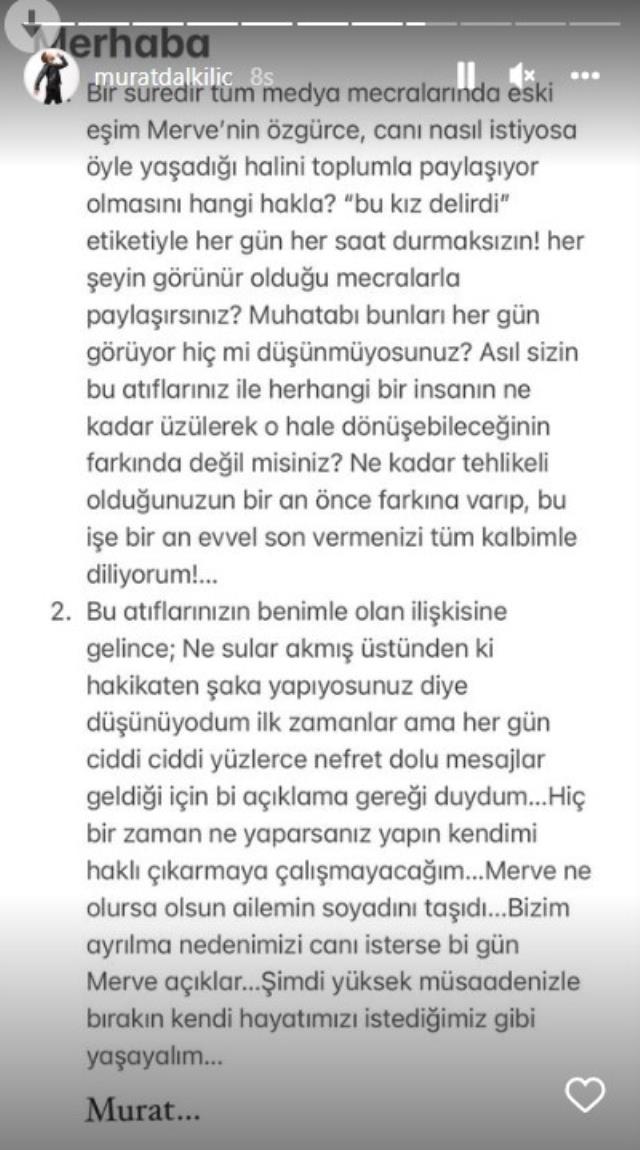 Murat Dalkılıç ve Merve Boluğur, 'Merve, Murat'tan sonra delirdi' haberlerine öfke kustu