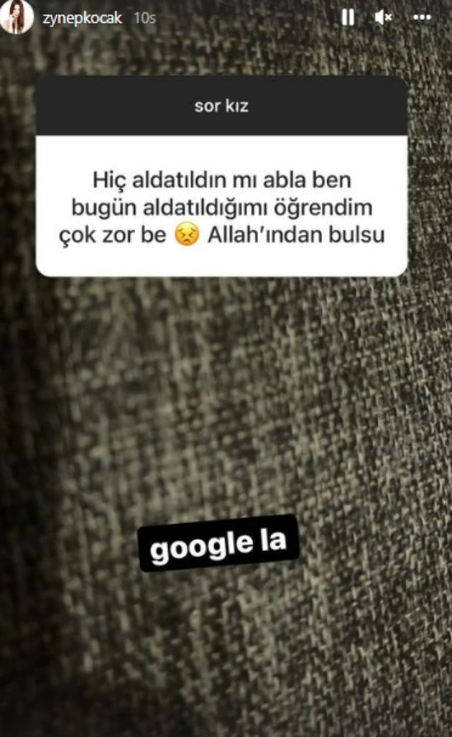 Oğuzhan Koç'un eski sevgilisi Zeynep Koçak'tan 'Hiç aldatıldın mı?' sorusuna cevap: Google'a bak