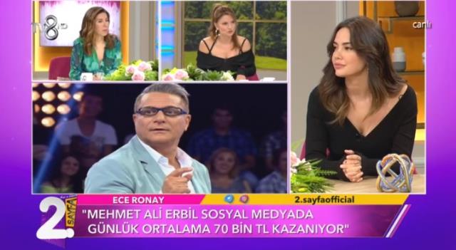 Ece Ronay'dan dikkat çeken çıkış: Mehmet Ali Erbil, TikTok'tan günlük 100 bin TL kazanıyor