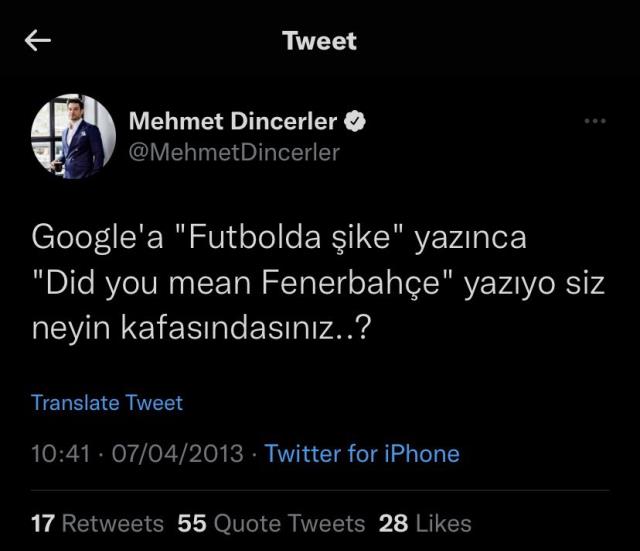 Mehmet Dinçerler Fenerbahçe'yi hedef aldı: Futbolda şike