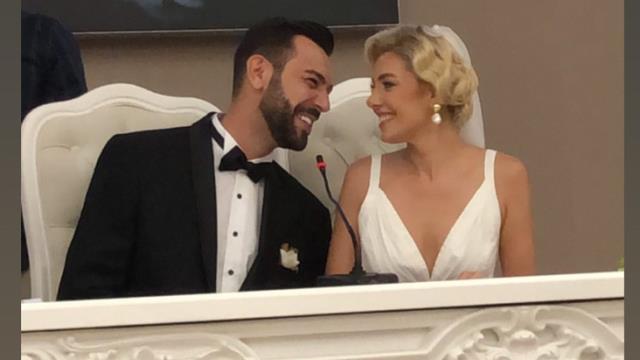 Ünlü oyucu Burcu Binici, rapçi Tankurt Manas'la evlendi