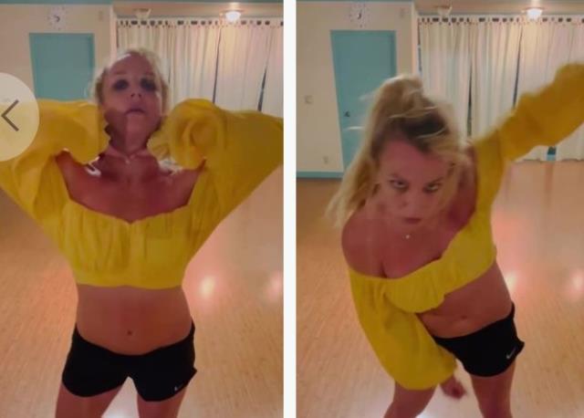 Ünlü şarkıcı Britney Spears, kameraya bakarken kendini boğmaya çalıştığı görüntü infial yarattı