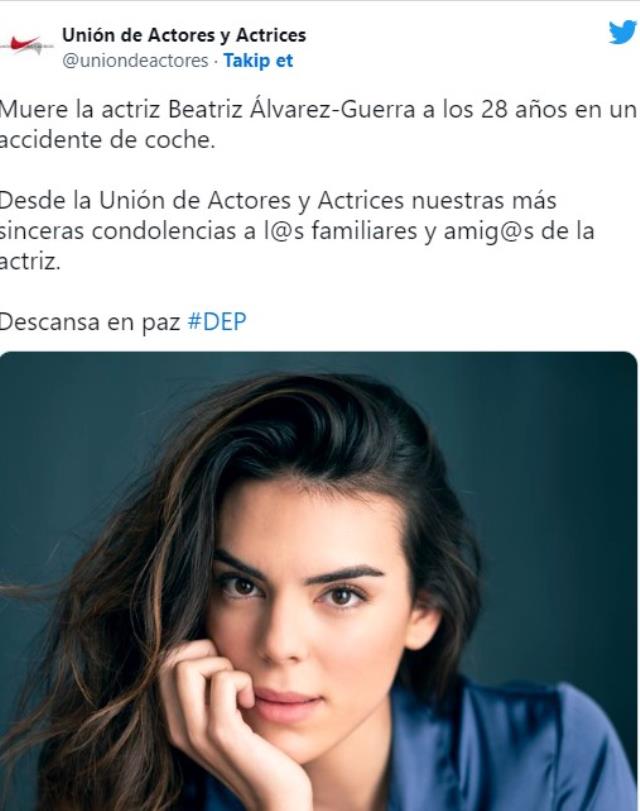 Aracı nehre uçan İspanyol oyuncu Beatriz Alvarez-Guerra hayatını kaybetti