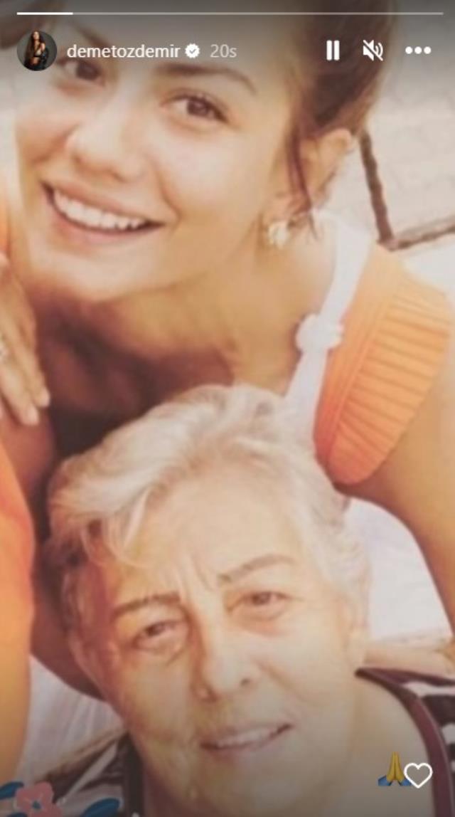 Oyuncu Demet Özdemir'in anneannesi hayatını kaybetti