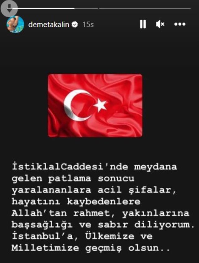Ünlü isimler Taksim'deki patlamaya sessiz kalmadı! Alişan, beddualar savurdu