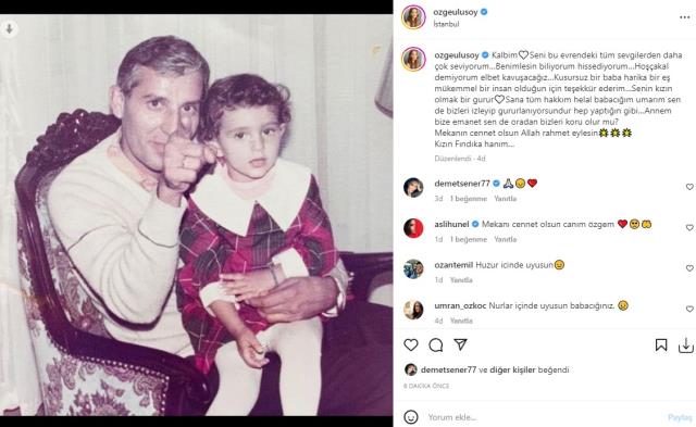 Babasını korkunç kazada kaybeden Özge Ulusoy'dan yürek yakan 2022'ye veda paylaşımı: Canımdan can aldın