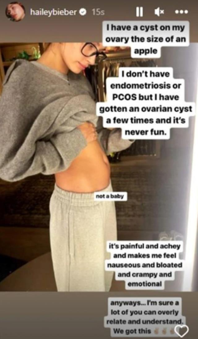 Herkes hamile olduğunu düşünüyordu! Ünlü model Hailey Baldwin karnını açıp hastalığını paylaştı