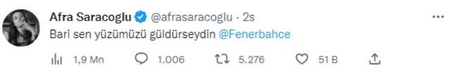 4 yıllık ilişkisi biten Afra Saraçoğlu'nun göndermeli derbi paylaşımı sosyal medyayı salladı