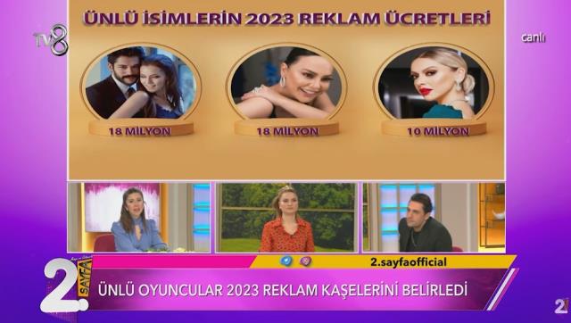 Ünlü isimlerin 2023 reklam ücretleri belli oldu! Zirvede Fahriye Evcen ve Ebru Gündeş var