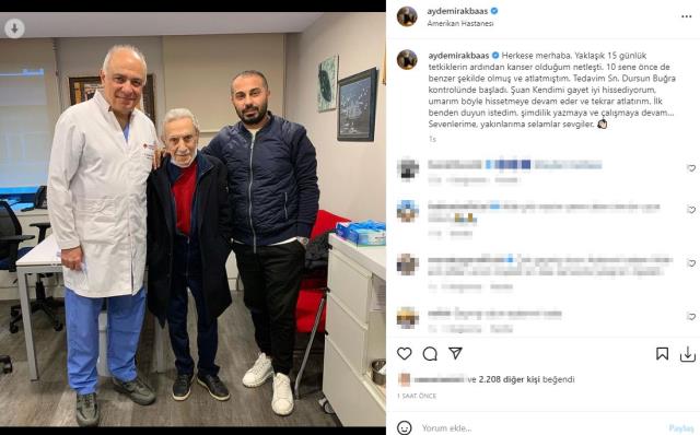 Usta oyuncu Aydemir Akbaş, bir kez daha kansere yakalandı