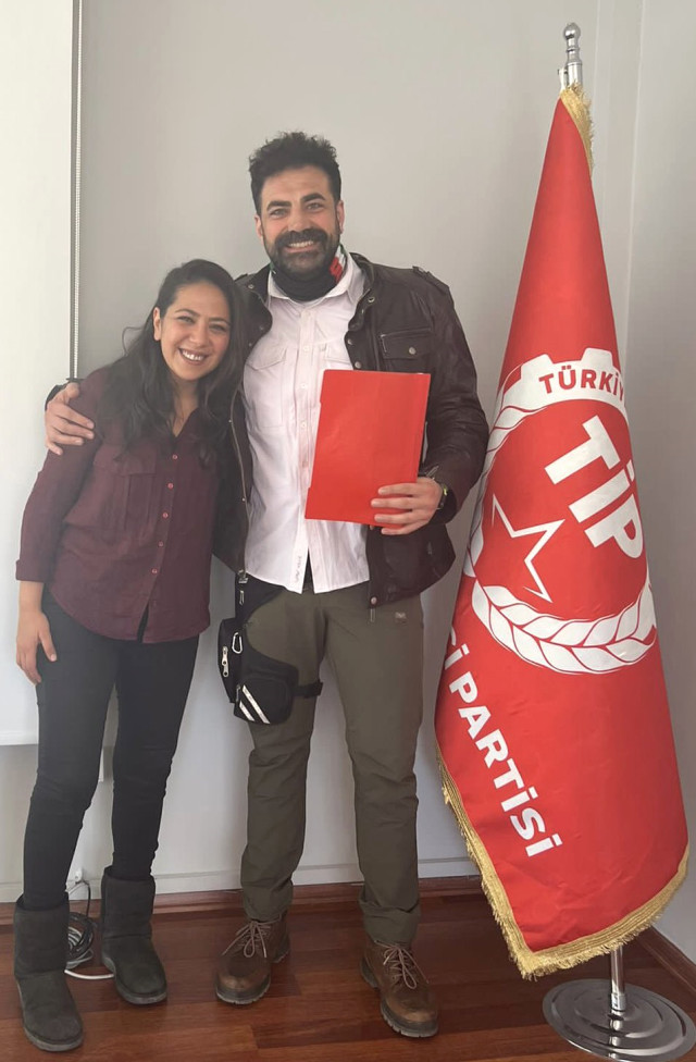 Oyuncu Serkan Genç, Türkiye İşçi Partisi'nden milletvekili aday adaylığına başvurdu
