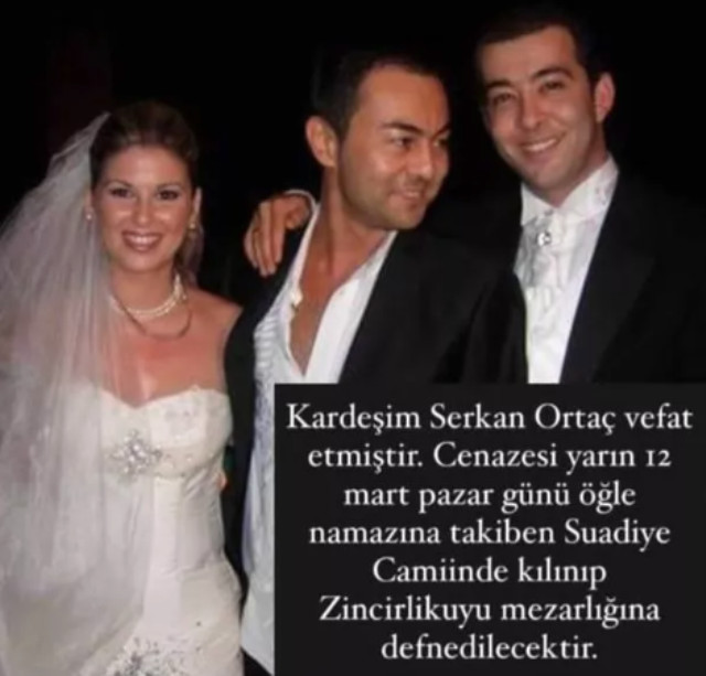 Serdar Ortaç'ın enfeksiyon tedavisi gören kardeşi Serkan Ortaç hayatını kaybetti
