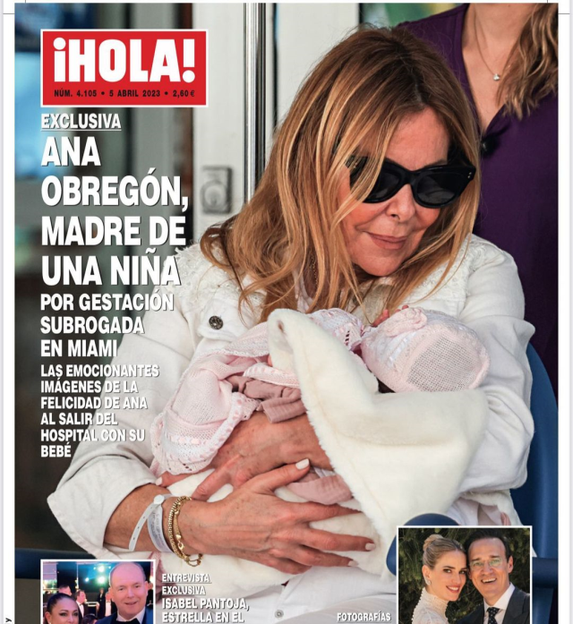 68 yaşındaki oyuncu Ana Garcia Obregon, ölen oğlundan taşıyıcı anne yöntemiyle bebek sahibi oldu