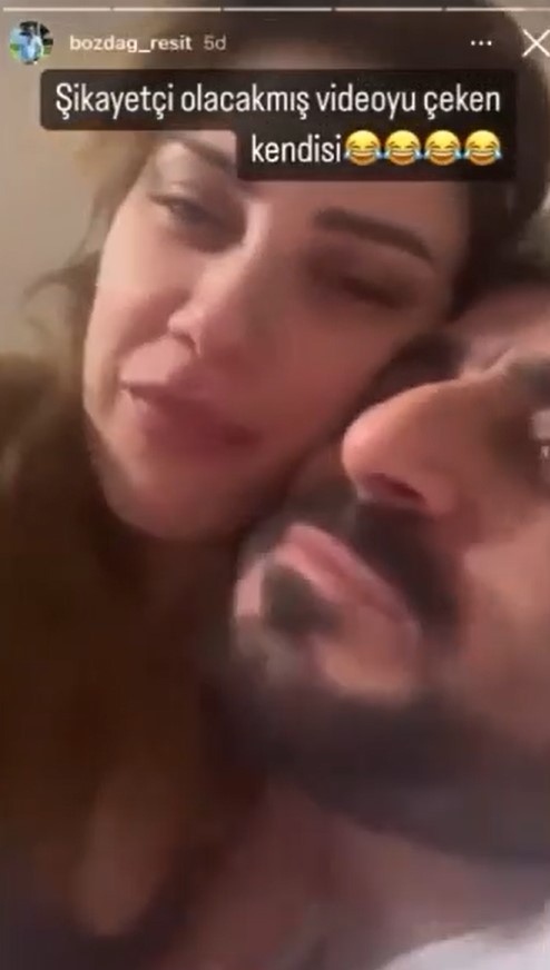 Reşit Bozdağ, olaylı bir şekilde ayrıldığı Melis Buse Betkayan ile öpüşme videosunu ifşa etti