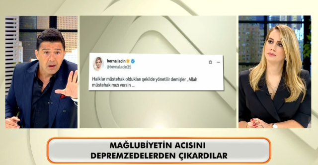 Berna Laçin, seçim sonrası depremzedeleri hedef aldığını iddia eden Hakan Ural'dan şikayetçi olacak