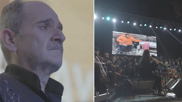Depremde 7 üyesini kaybeden Antakya Medeniyetler Korosu depremzedeler için düzenlenen konserde herkesi ağlattı