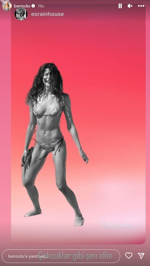 Tatil sezonunu açan Berrak Tüzünataç, bikinili pozunu paylaştı