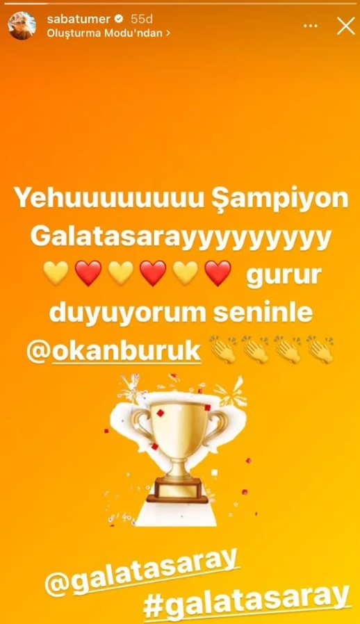 Ünlü isimler Galatasaray'ın şampiyonluğunu kutladı! Fenerli Afra Saraçoğlu'nun paylaşımı güldürdü