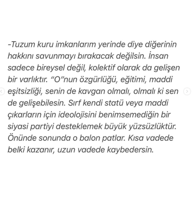 Volkan Demirel'in eşi Zeynep Sever Demirel'den dikkat çeken seçim paylaşımı: Kime oy vereceğini sen bilirsin