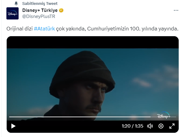 Disney Plus, Ermeni lobisinin çağrısı sonrası Atatürk dizisinin iptal edildiği iddialarına yanıt verdi