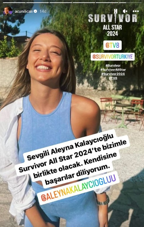 Survivor All Star 2024 4. yarışmacısı Aleyna Kalaycıoğlu oldu