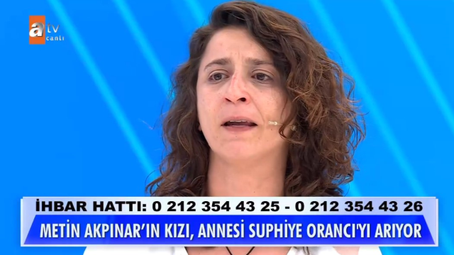 Metin Akpınar'ın kızı Duygu Nebioğlu, kayıp annesini bulmak için Müge Anlı'nın yayınına çıktı