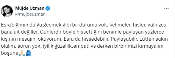 Kızılcık Şerbeti'nin makyözü, Müjde Uzman'ı tiye aldı! Yapımcı hemen devreye girdi: Gereği yapılacak