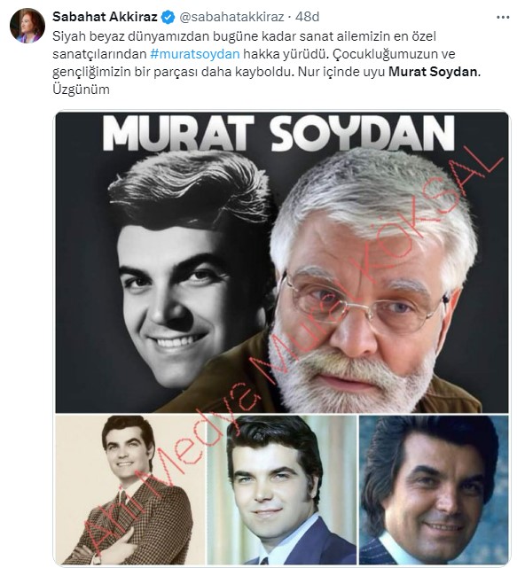 Murat Soydan'ın ölümü sanat camiasını yasa boğdu