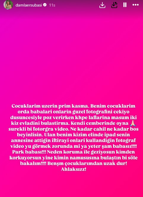 Damla Ersubaşı ve eski eşi birbirine girdi! Eskort göndermesi ortalığı karıştırdı